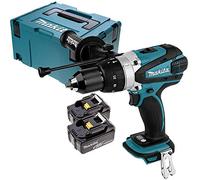 Makita DHP458Z 18V Combi Drill with 2 x 5Ah Batteries & Type 3 Case