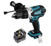 Makita DHP458Z 18V Li-ion Cordless Combi Drill Body with 2 x 3Ah Batteries