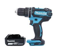 Makita DHP482 LXT 18V Combi Drill with 1 x BL1860 6.0Ah Battery