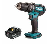 Makita DHP482 LXT 18V Combi Drill With 1 x BL1860 6.0Ah Battery