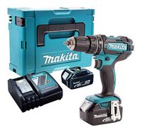 Makita DHP482Z 18V Cordless Combi Drill with 2 x 5.0Ah Batteries Charger & Case