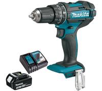 Makita DHP482Z 18V LXT 2-Speed Combi Drill with 1 x 3.0Ah Battery & Charger