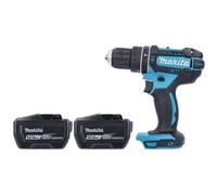 Makita Dhp482Z Drill 18V Lxt Cordless 1/2" 2-Speed Keyless Chuck Max 62Nm Combi Drill With 2 X 12Ah Batteries