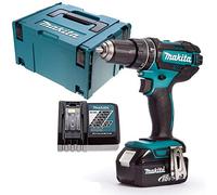 Makita DHP482Z LXT 18 V combi drill with 1 x 5.0 Ah battery, charger & insert, 18 V