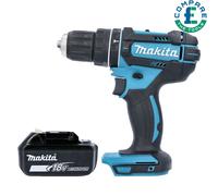 Makita DHP482Z LXT 18V Combi Drill Body With 1 x 5.0Ah Battery