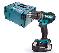 Makita DHP482Z LXT 18V Combi Drill Body with 1 x 5.0Ah Battery, Case & Inlay