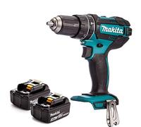 Makita DHP482Z LXT 18V Cordless Combi Drill Body with 2 x 3.0Ah BL1830 Batteries