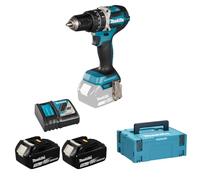 Makita DHP484RTJ 18v LXT Brushless Combi Drill 2x 5.0ah Batts