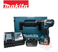 Makita DHP484RTJ 18v LXT Brushless Combi Drill 2x 5.0ah Batts
