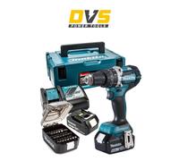 Makita DHP484TJX9 18V LXT Combi Drill (2 x 5.0Ah Batteries) in Case