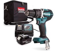 Makita DHP484Z 18v Brushless Combi Drill + 1 x 5Ah Battery, Charger & Cube Bag