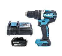 Makita Dhp484Z 18V Lxt Cordless Brushless 1/2" 2-Speed Combi Drill With 1 X 6Ah Battery & Charger