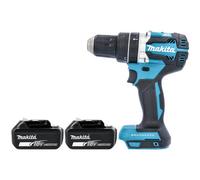 Makita Dhp484Z 18V Lxt Cordless Brushless 1/2" 2-Speed Combi Drill With 2 X 6Ah Batteries