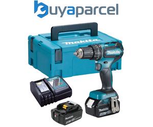 Makita DHP485RTJ 18V LXT Lithium Brushless Combi Hammer Drill - 2 x 5.0ah