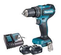 Makita DHP485Z 18V LXT Brushless Combi Drill with 2 x 5.0Ah Battery & Charger