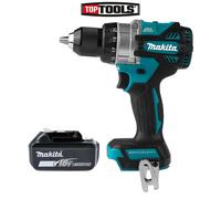 Makita DHP486 18V LXT Brushless 1/2″ Combi Drill + 1 x 5.0Ah Battery & Charger