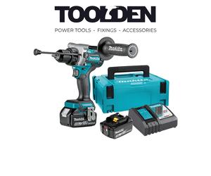 Makita DHP486RTJ 18V LXT Brushless Combi Drill with 2x 5.0Ah Batteries