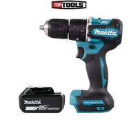 Makita DHP487 18V LXT Brushless Cordless Combi Drill With 1 x 5.0Ah Battery