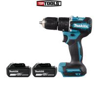 Makita DHP487 18V LXT Brushless Cordless Combi Drill With 2 x 5.0Ah Batteries