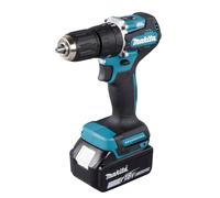 Makita DHP487 18v LXT Cordless Brushless Combi Drill 2 x 5ah Li-ion Charger Case