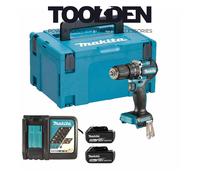 Makita DHP487RTJ 18V LXT Brushless Combi Drill with 2 x 5.0Ah Batteries