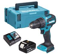 Makita DHP490RT1J 18V Li-ion LXT Brushless Combi Drill Complete with 1 x 5.0 Ah Battery and Charger Supplied in a Makpac Case