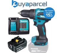 Makita DHP490RTX4 18V LXT Lithium Brushless Combi Hammer Drill Compact 1 x 5AH
