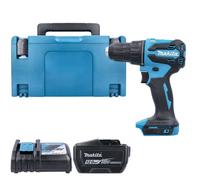Makita Dhp490Z 18V Lxt Cordless Brushless Combi Drill With 1 X 12Ah Battery, Dc18Rc & Type 3 Case