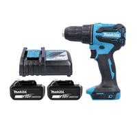 Makita Dhp490Z 18V Lxt Cordless Brushless Combi Drill With 2 X 6Ah Batteries & Charger