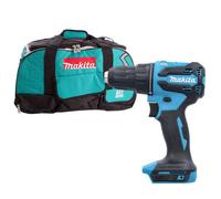Makita Dhp490Z 18V Lxt Cordless Brushless Combi Drill With Heavy Duty Lxt400 Tool Bag