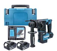 Makita DHR171 18V LXT Brushless SDS Plus Rotary Hammer 17mm with 2 x 5.0Ah Battery, Charger & Case