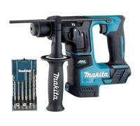 Makita DHR171Z 18V Brushless SDS+ Rotary Hammer Drill With 6 Piece Drill Bit Set