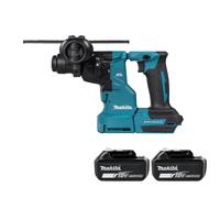 Makita DHR183 18V LXT Brushless SDS Plus Rotary Hammer With 2 x 6Ah Batteries