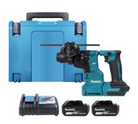 Makita DHR183 18V LXT SDS+ Rotary Hammer With 2 x 5Ah Batteries, Charger & Case