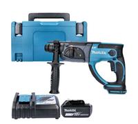 Makita Dhr202 18V Lxt Sds Plus Hammer Drill With 1 X 5.0Ah Battery, Charger, Case & Inlay
