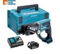 Makita DHR202RM1J 18v LXT Rotary Hammer SDS+ Plus 20mm Inc 1x 4.0Ah Battery