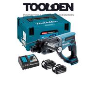 Makita DHR202 18v LXT Cordless SDS Hammer Drill 2 x 5ah Li-ion Charger Case