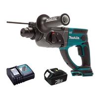 Makita DHR202Z 18V LXT SDS+ Rotary Hammer with 1 x 3.0Ah Battery BL1830 + DC18RC Charger