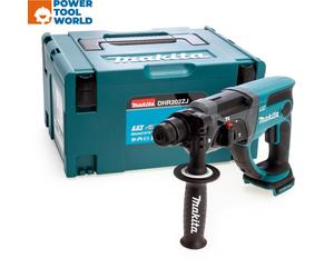Makita DHR202ZJ 18v LXT SDS+ Plus Rotary Hammer 20mm Body Only In Makpac Carr...