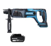 Makita Dhr241Z 18V Lxt Cordless Sds Plus Rotary Hammer Drill With 1 X 5Ah Battery