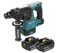 Makita DHR242 18v Brushless SDS+ Rotary Hammer Drill with 2 x 6.0Ah Batteries