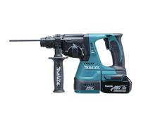 Makita DHR242 18v LXT Cordless Brushless SDS Hammer Drill 2 x 5ah Li-ion Charger Case