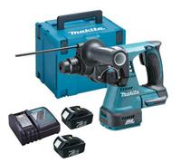 Makita Dhr242Rfe 18V Lxt Li-Ion 3 Mode Sds Rotary Hammer Drill 2X3.0Ah + Charger