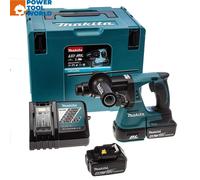 Makita DHR242RMJ 18v LXT 24mm SDS+ Plus Brushless Rotary Hammer Drill inc 2x ...