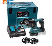 Makita DHR242 18v LXT Cordless Brushless SDS Hammer Drill 2 x 5ah Li-ion Charger Case