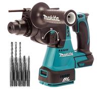 Makita DHR242Z 18V Brushless SDS+ Rotary Hammer Drill With 5 Piece Drill Bit Set