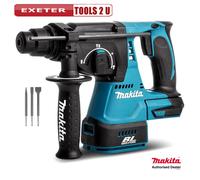 Makita DHR242Z 18V LXT 3 Mode Brushless SDS Drill Body & 3pc Chisel Set
