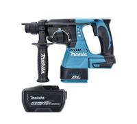 Makita Dhr242Z 18V Lxt Cordless Brushless 24mm Sds Plus Rotary Hammer Drill With 1 X 12Ah Battery