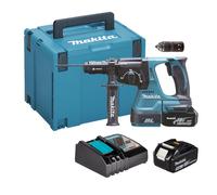 Makita DHR243RTJ 18V LXT Brushless SDS Plus Rotary Hammer Drill - 2 x 5.0Ah Battery Kit