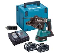 Makita Dhr243Rmj 18V Lxt Lithium Ion 3 Mode Sds Rotary Hammer Drill + Chuck